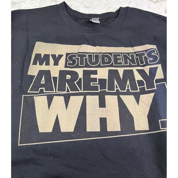 My Students Are My Why, Gildan Heavy Blend XL Sweatshirt Teachers - Picture 3 of 6